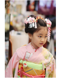 七五三着付　新日本髪