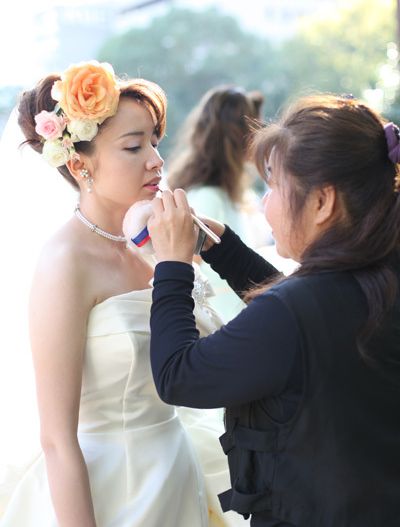 ウエディングヘアメイク美容