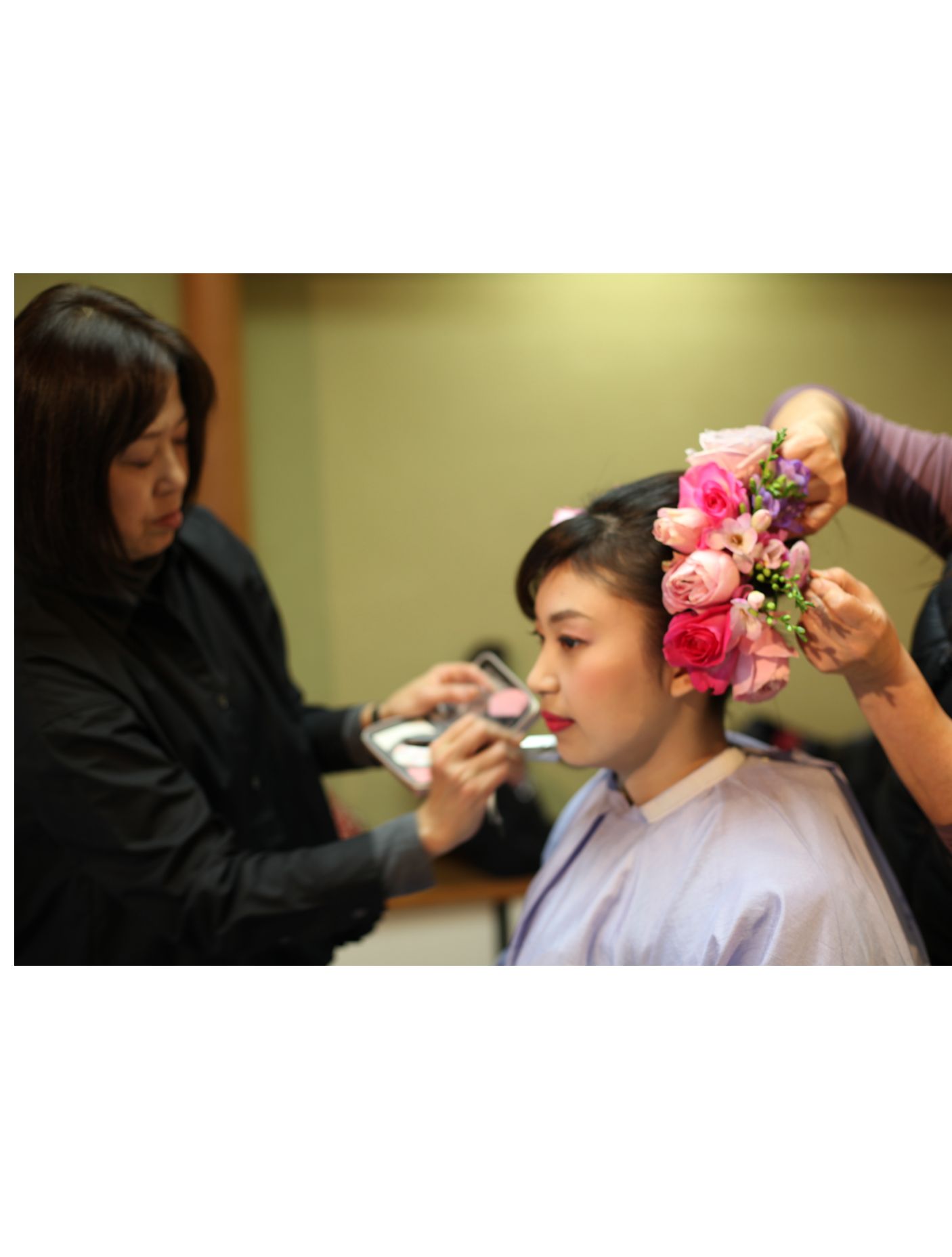 和装ヘアセットメイク美容